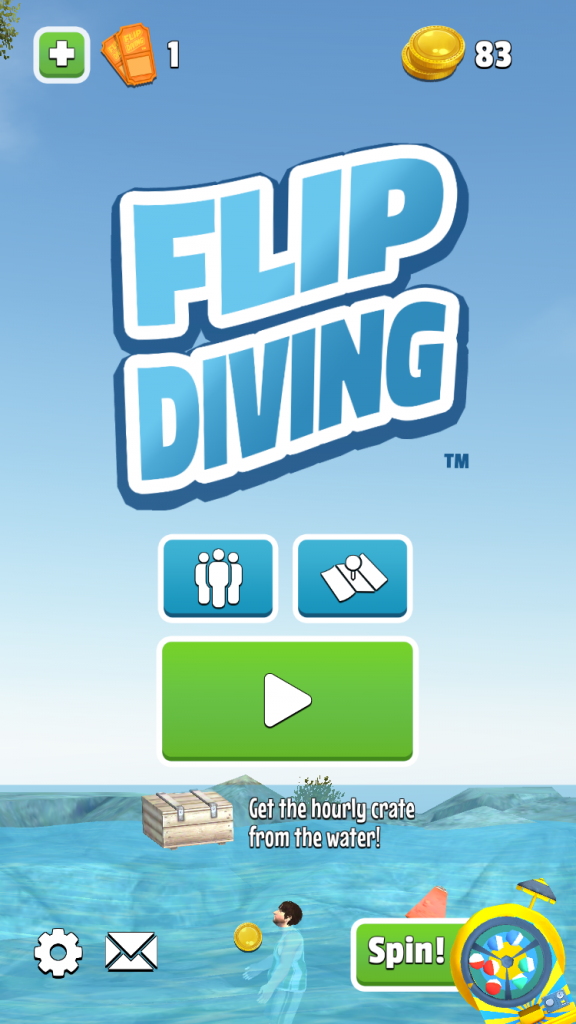 flip diving
