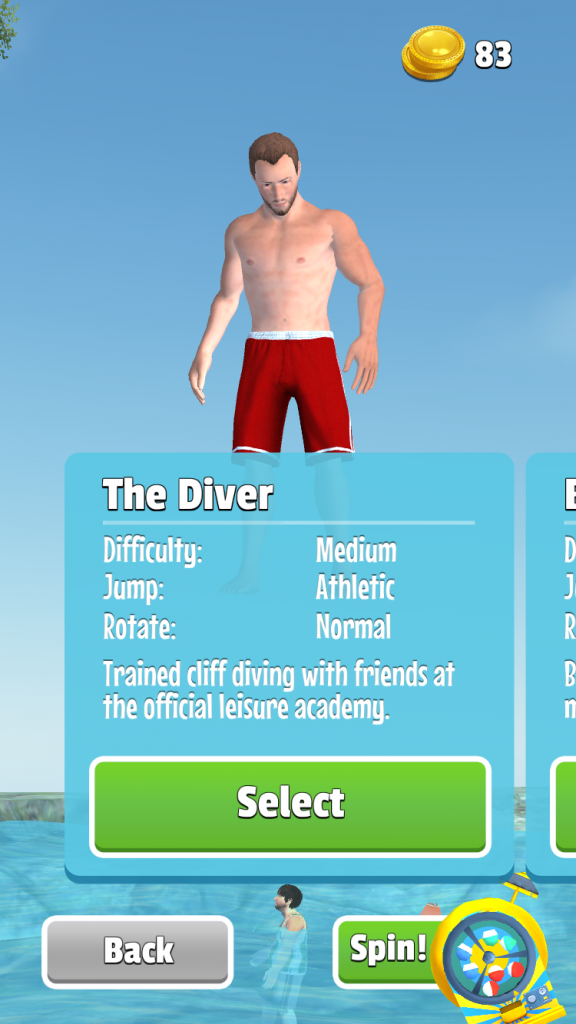 flip diving