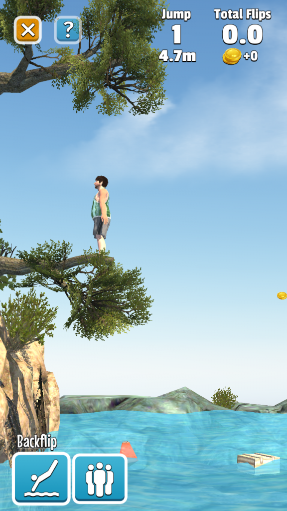 flip diving