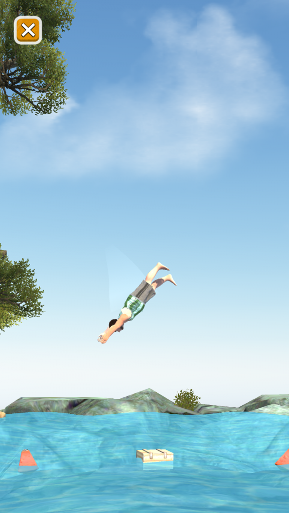 flip diving