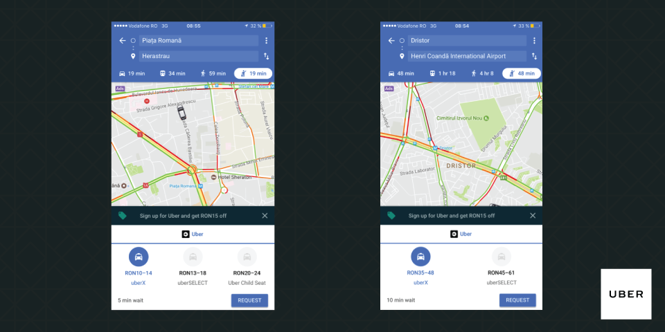 uber google maps
