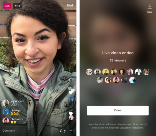 instagram live