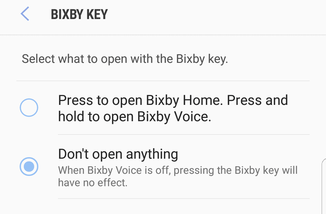 dezactivare bixby