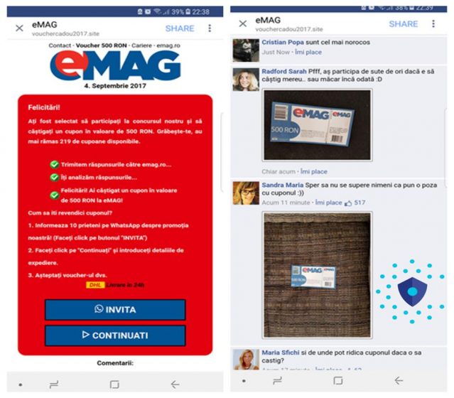 campanii phishing