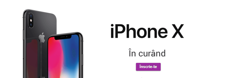 iphone x in romania