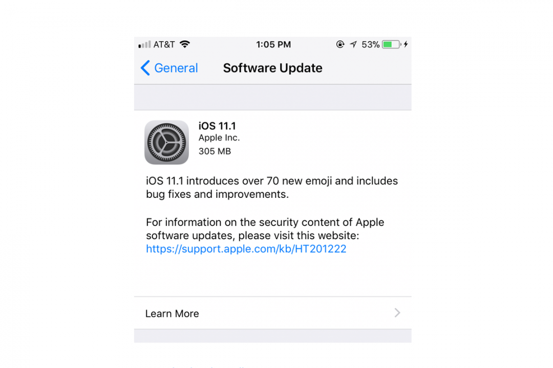 ios 11.1