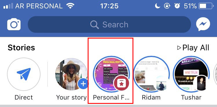 facebook stories