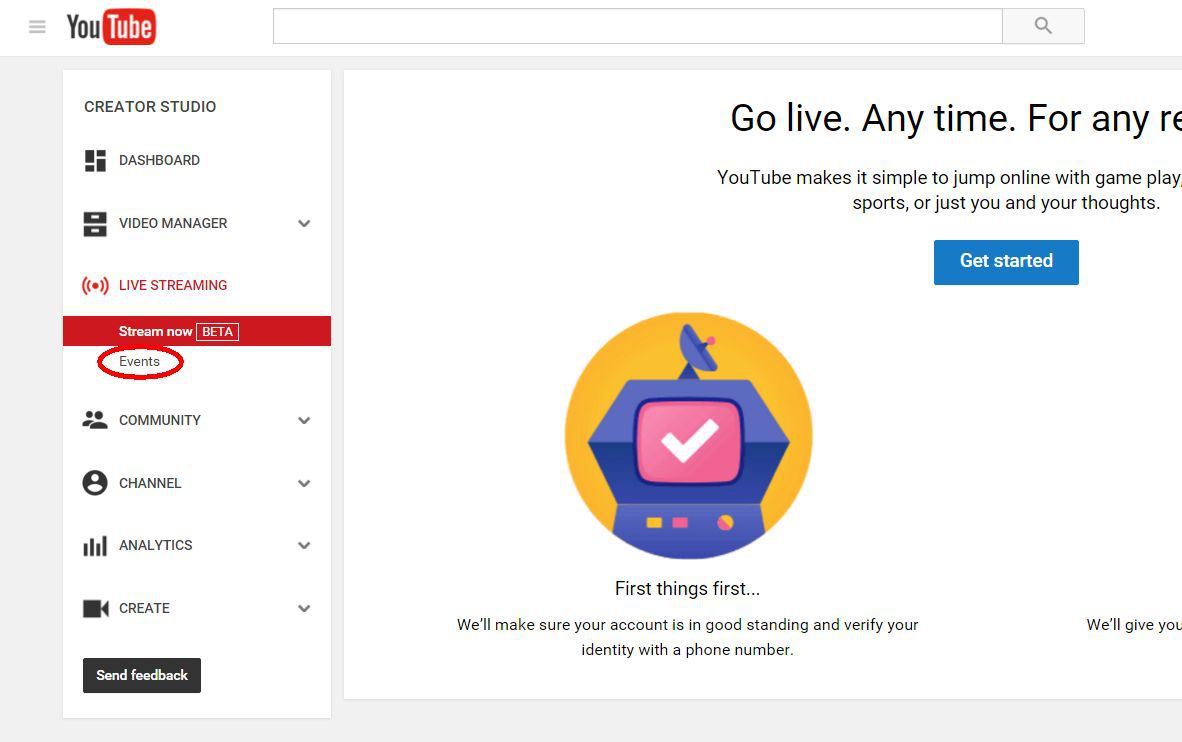 inregistrare ecran youtube