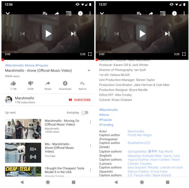 youtube hashtag