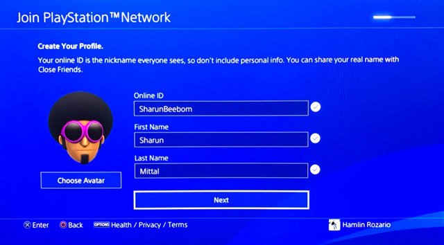 schimbare nume playstation