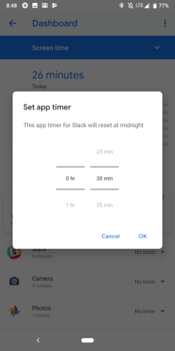 Digital Wellbeing android