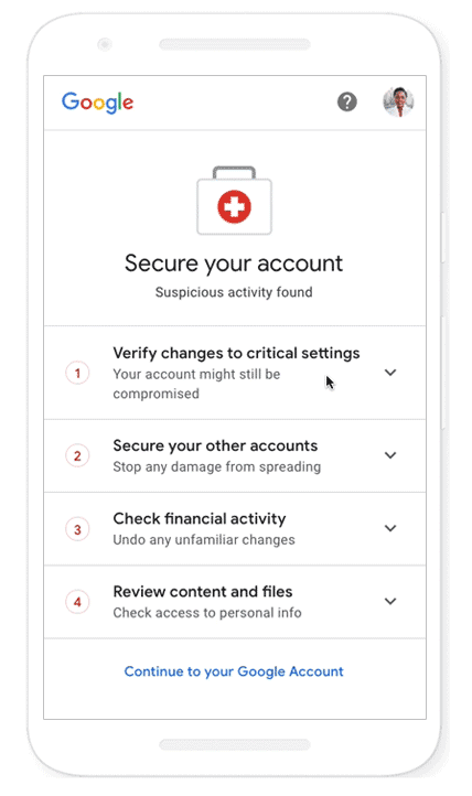google security check