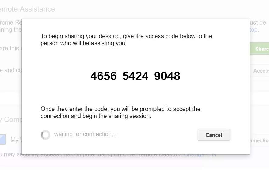 chrome remote desktop