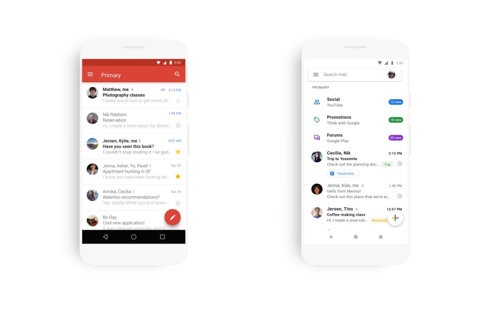gmail material design