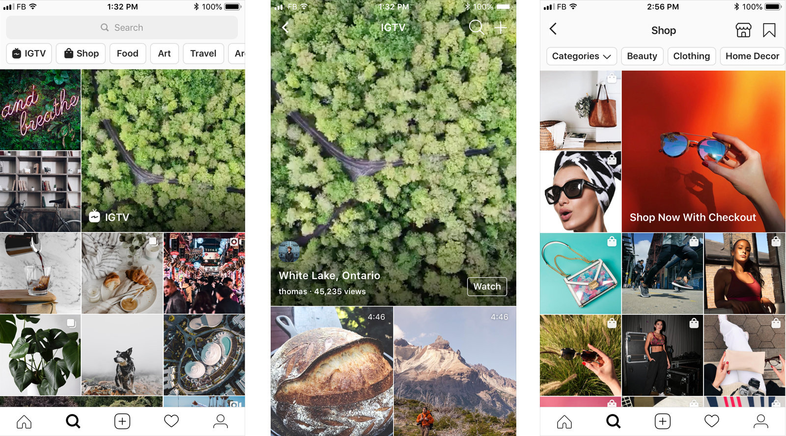 instagram explore