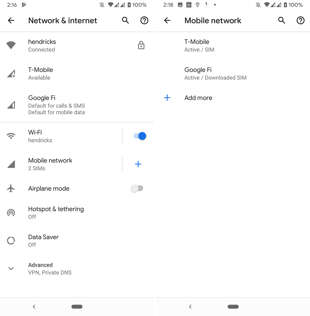 Suport dual SIM Pixel 3a