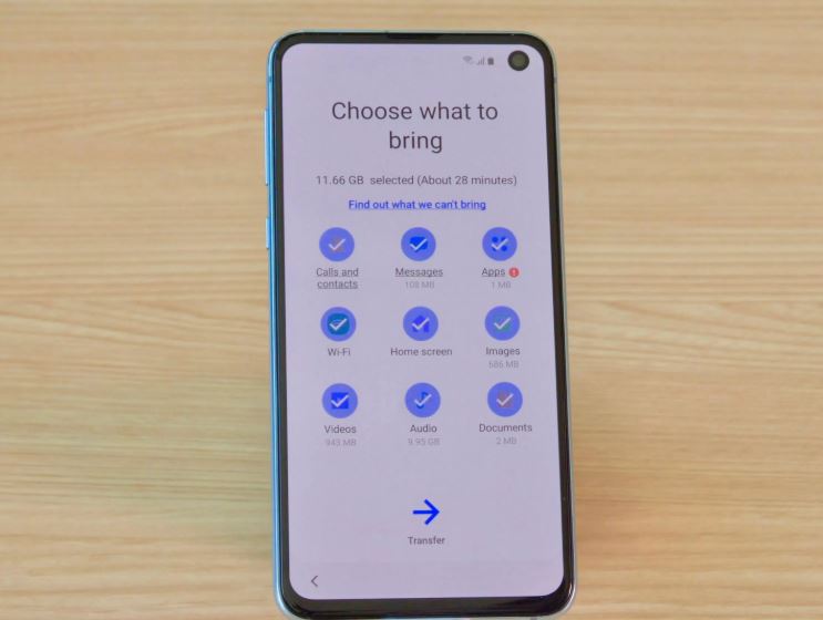 transfer date iphone android