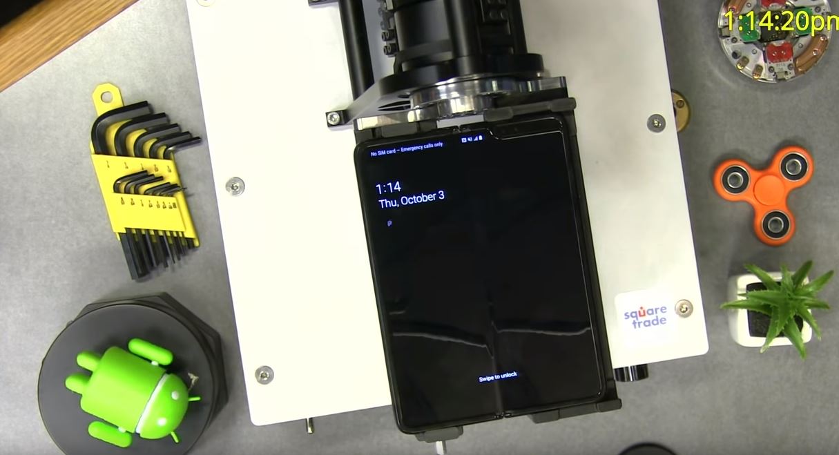 test pliere galaxy fold