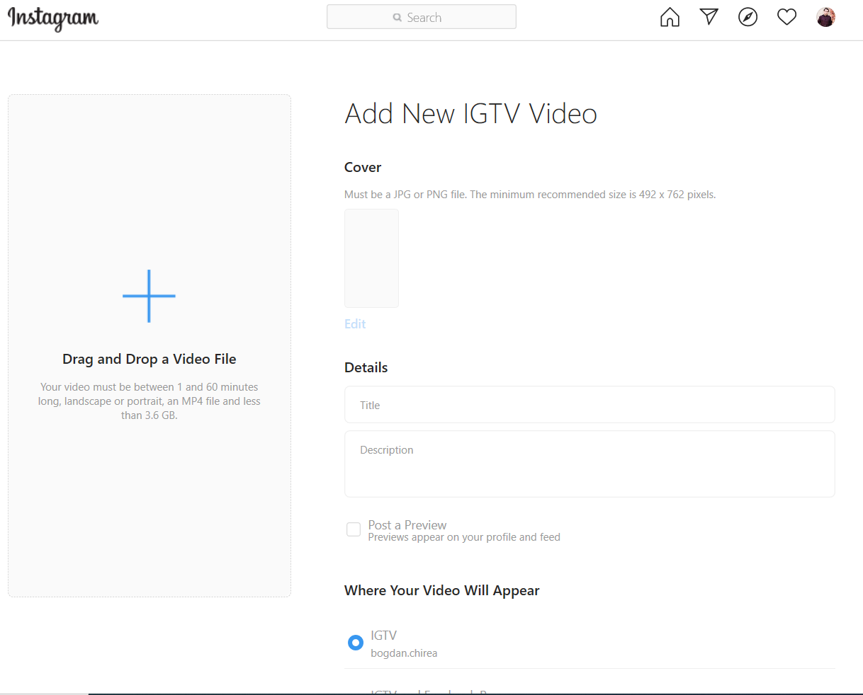 actualizari instagram windows 10