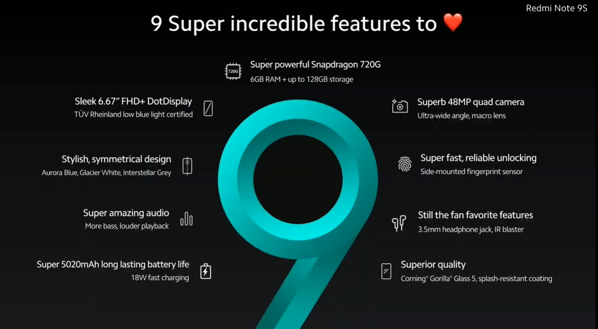 redmi note 9s