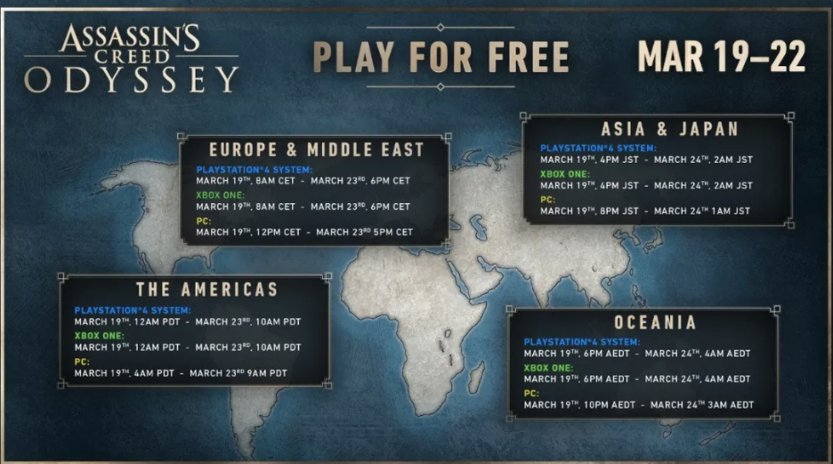 Assassin's Creed Odyssey gratuit