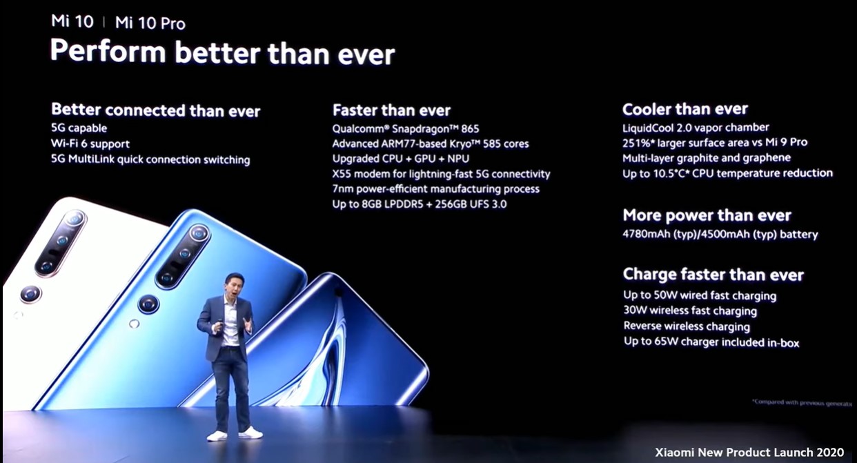 capabilitati seria xiaomi mi 10