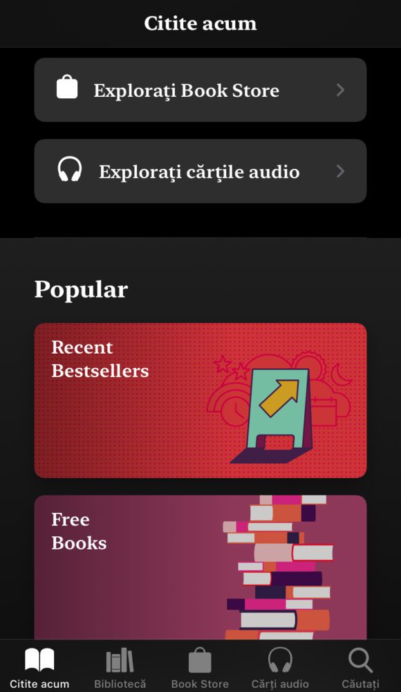 carti online gratuite ios