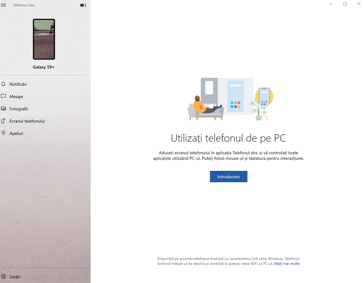transfer de fisiere windows samsung