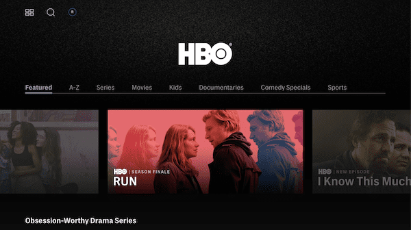 interfata hbo max la lansare