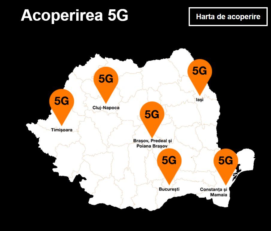 orange 5g bucurești