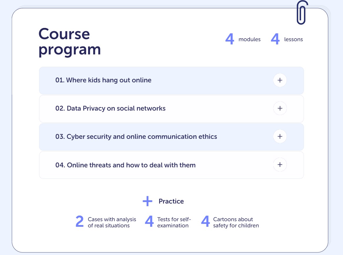 curs securitate copii
