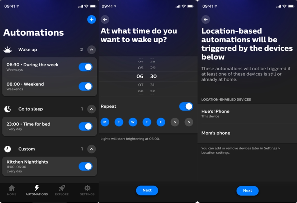 aplicație Philips Hue