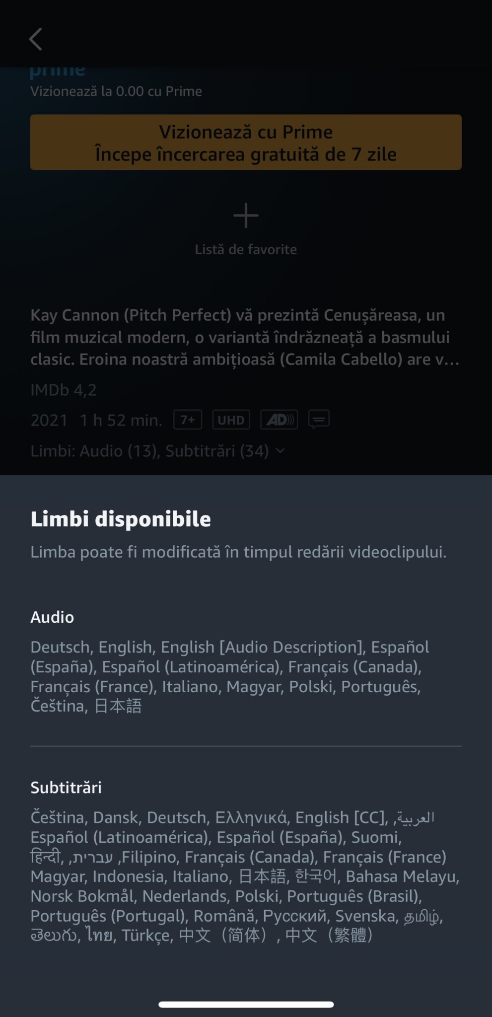 amazon prime video românia