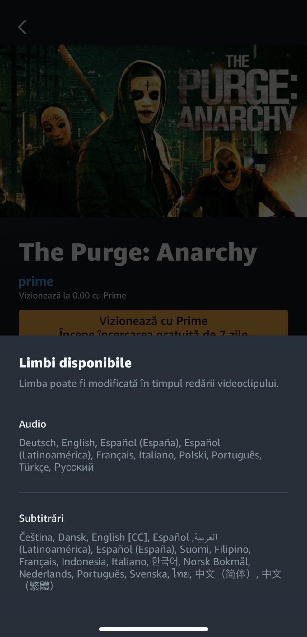 amazon prime video românia