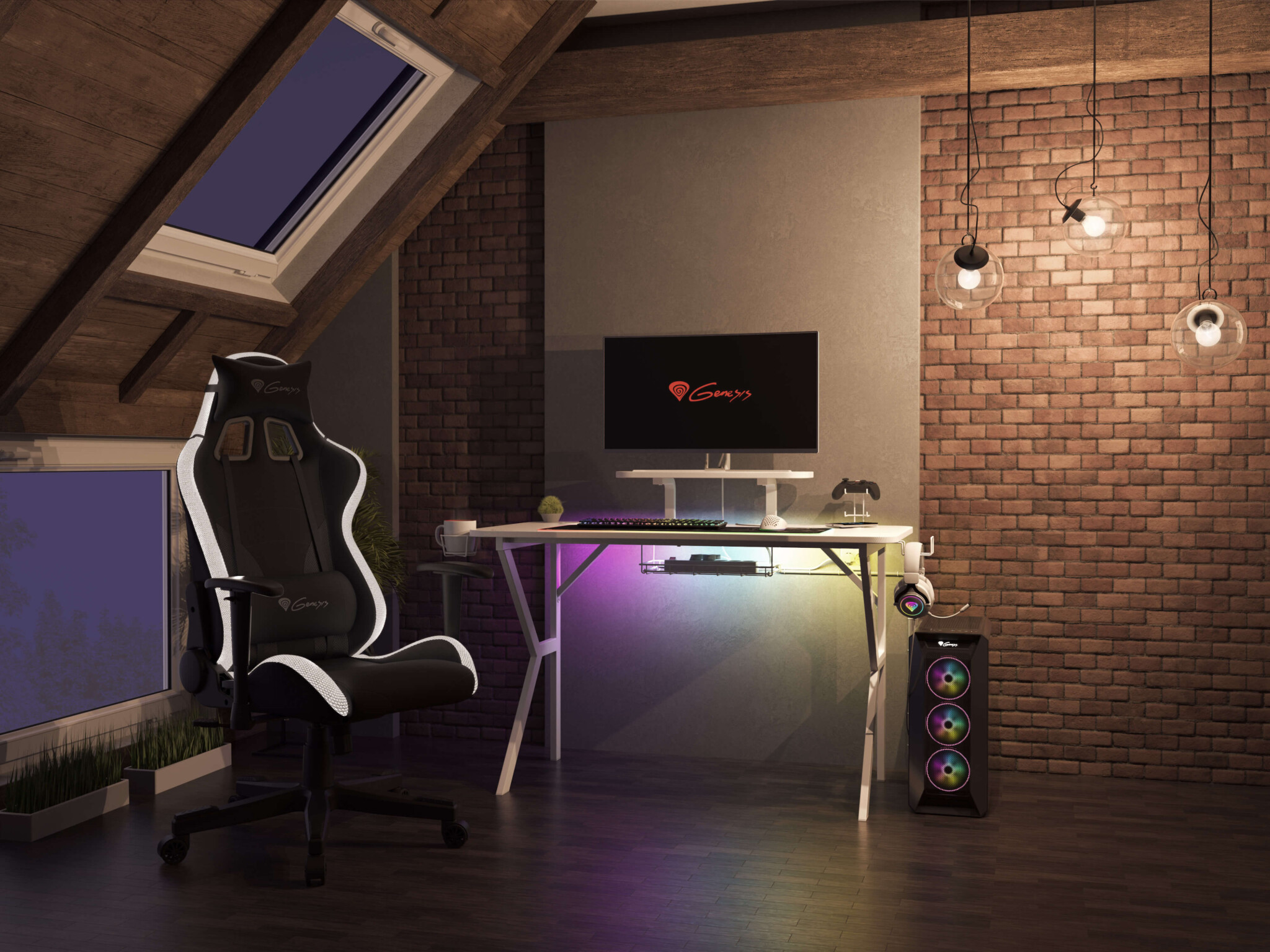 Genesis HOLM 320 RGB White