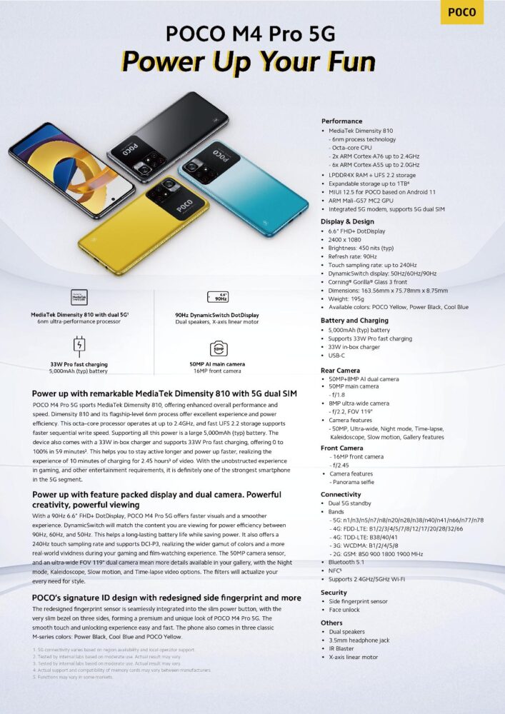 POCO M4 Pro 5G