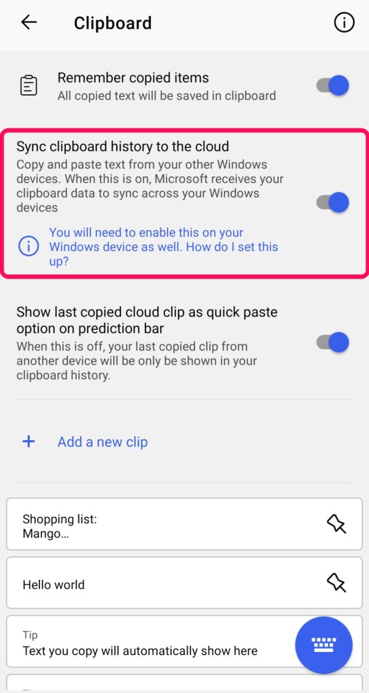 cloud clipboard
