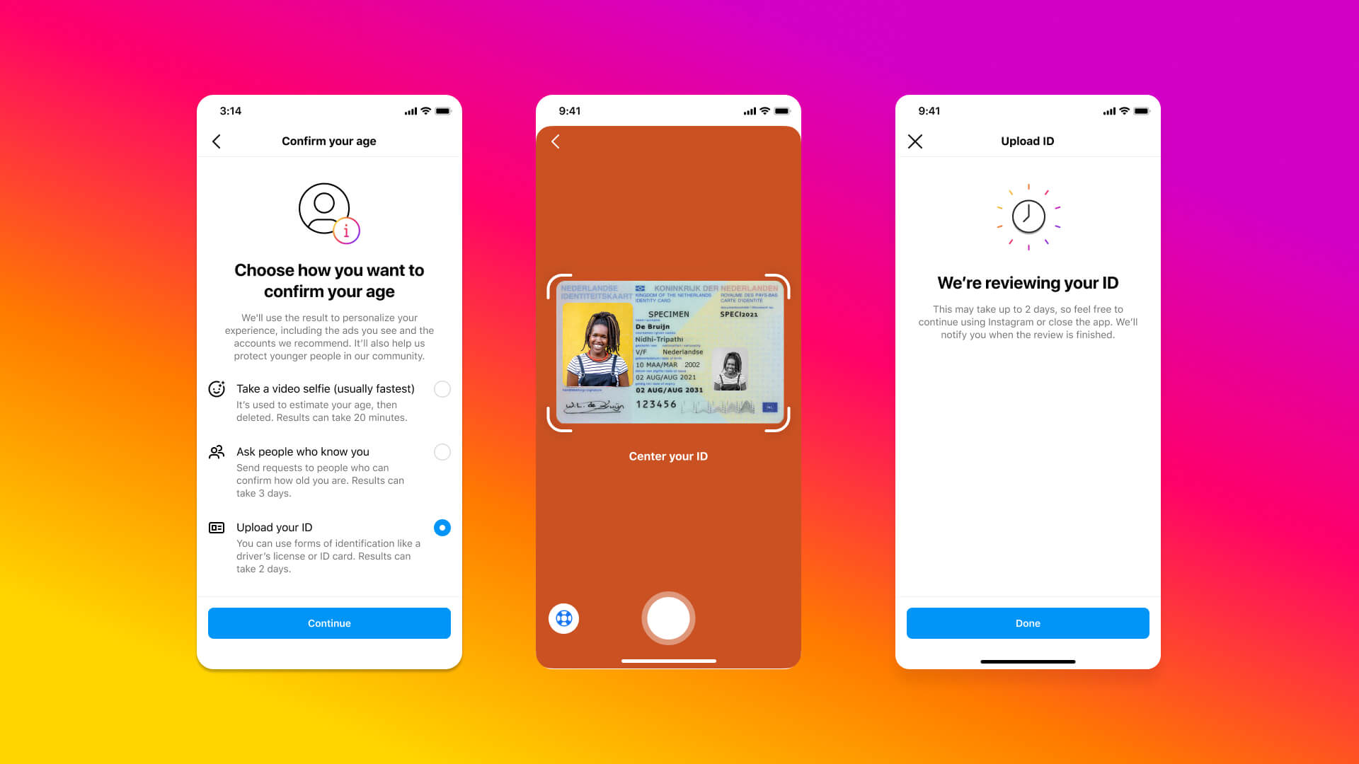 verificarea vârstei instagram