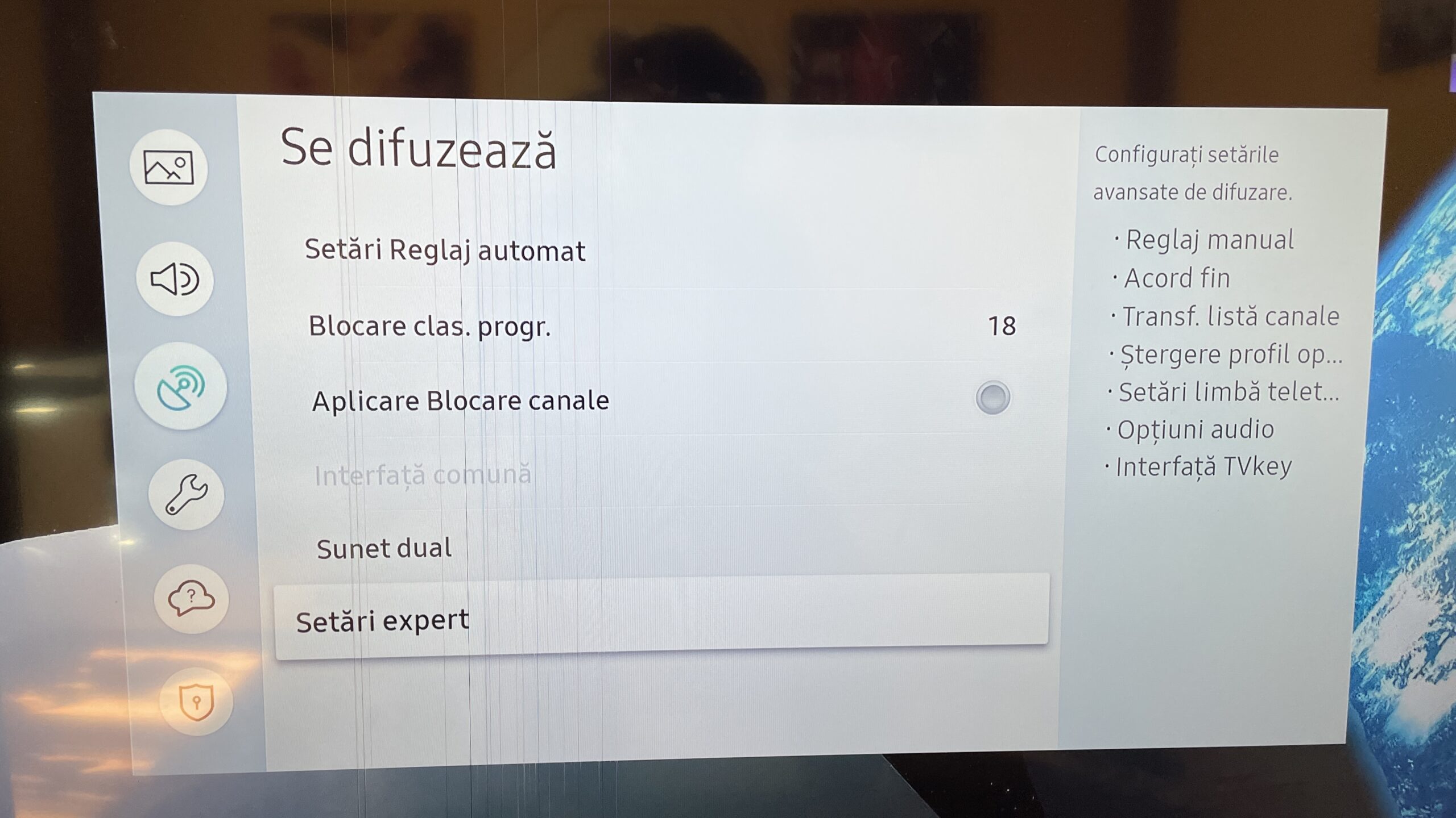 canale Samsung smart tv