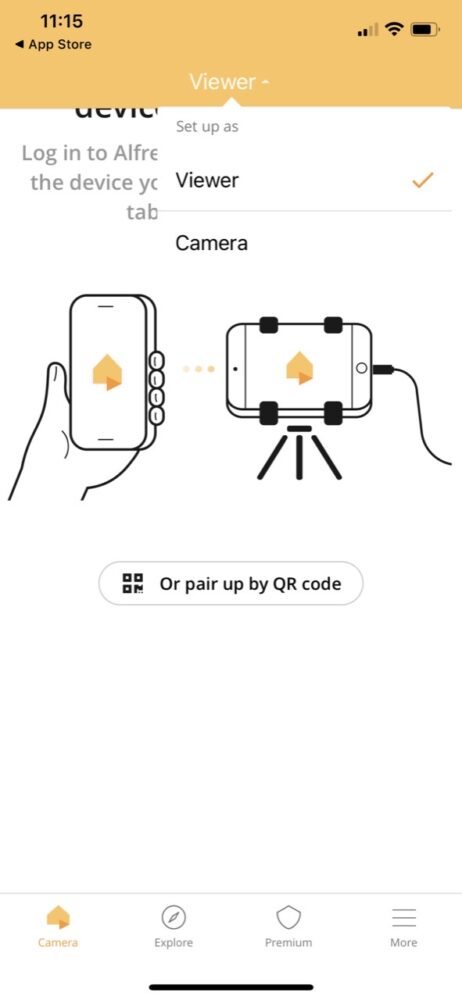 cameră de securitate telefon