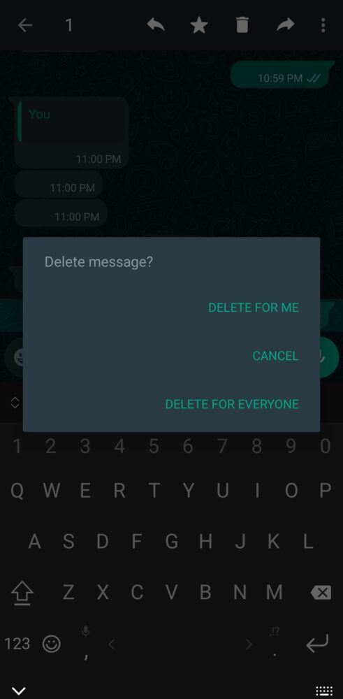 mesajele whatsapp