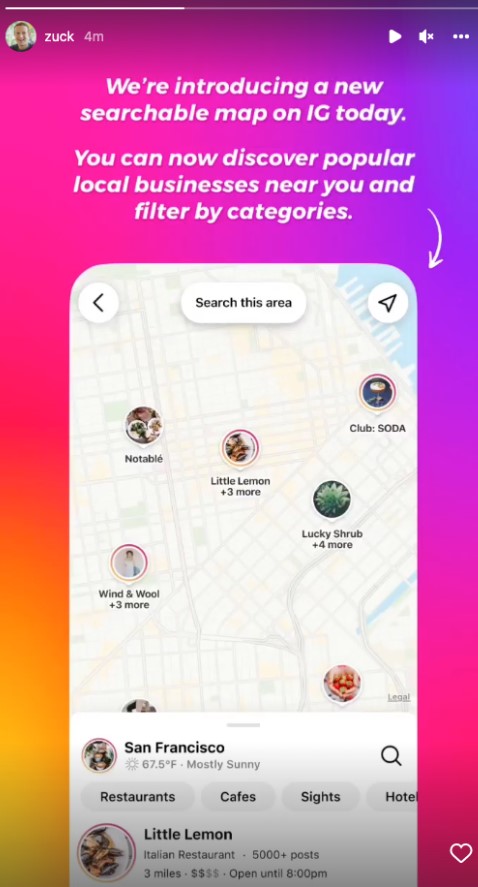 hărți instagram