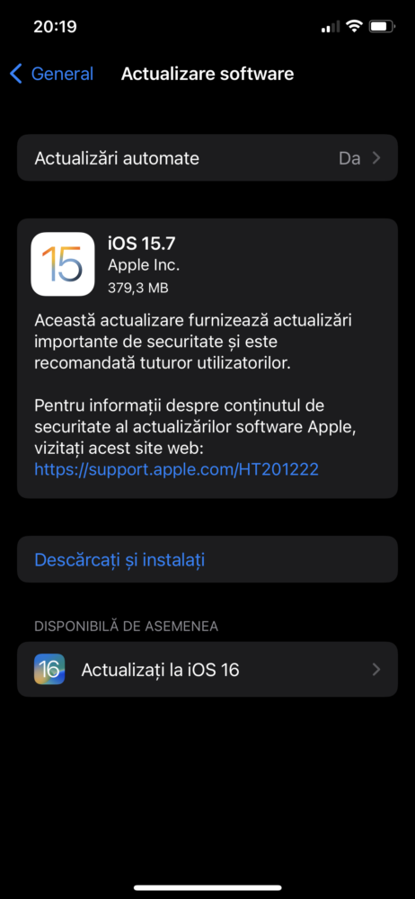 descărcare iOS 16