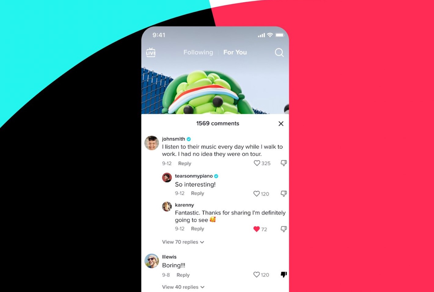TikTok Dislike