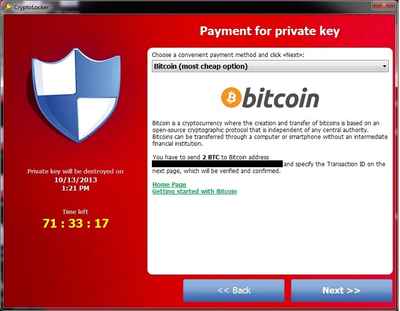 ransomware criptomonede