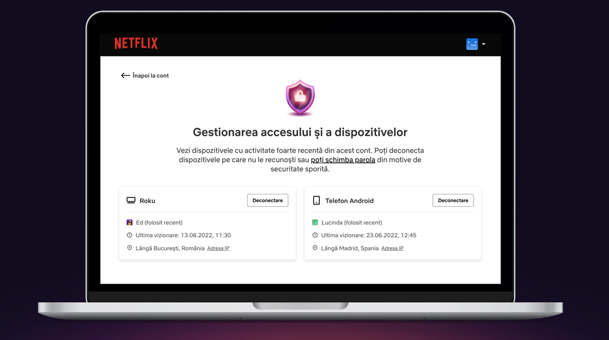 dispozitive Netflix