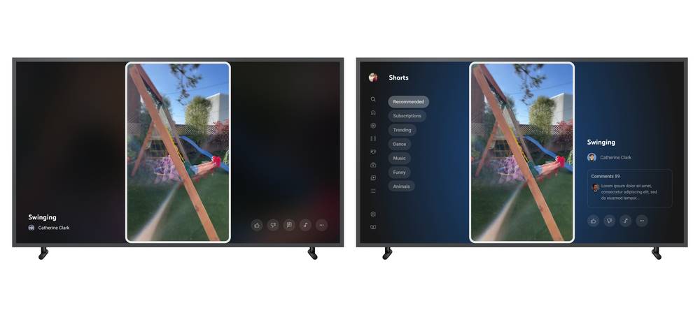 youtube shorts smart tv