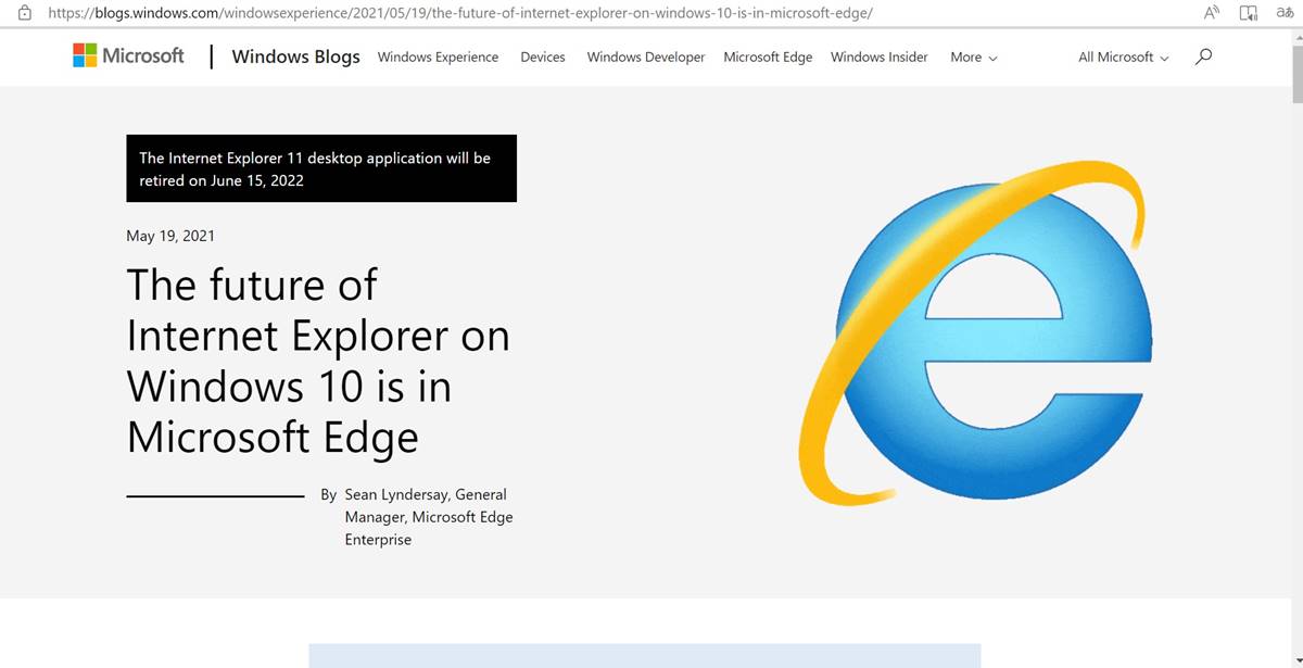 internet explorer windows 10