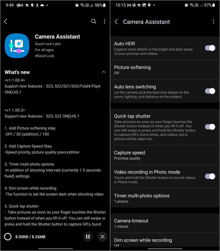 samsung camera assistant