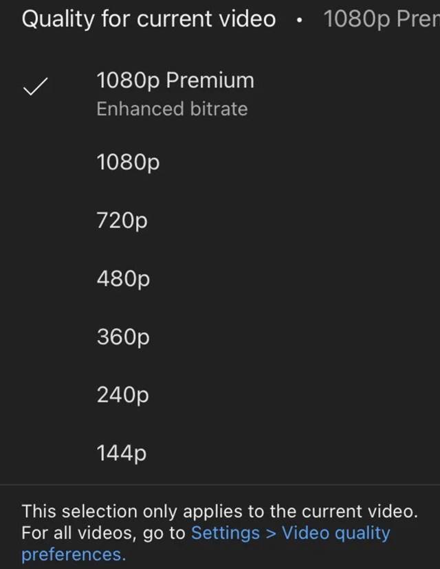 youtube 1080p premium
